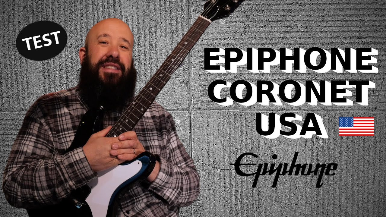 Test de l'Epiphone Coronet USA, une Junior en Bikini !