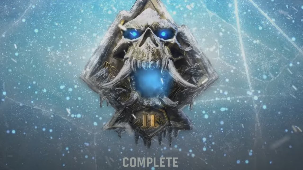 Vanguard shows the Season 2 Battle Pass completed animation when you complete Season 1...