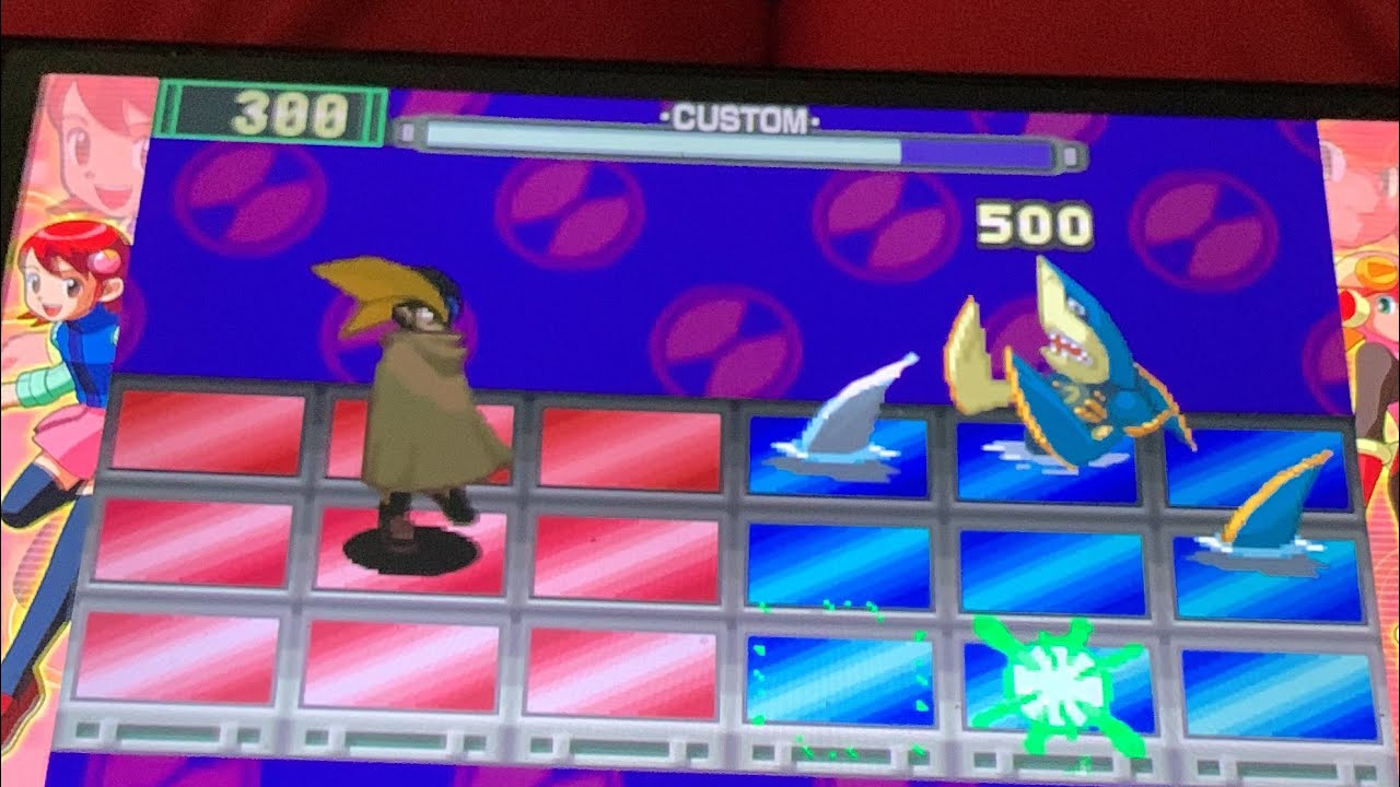 Sharkman exe Boss & Woodman exe Round 2 -Megaman Battle Network 1 #megamanbattlenetwork