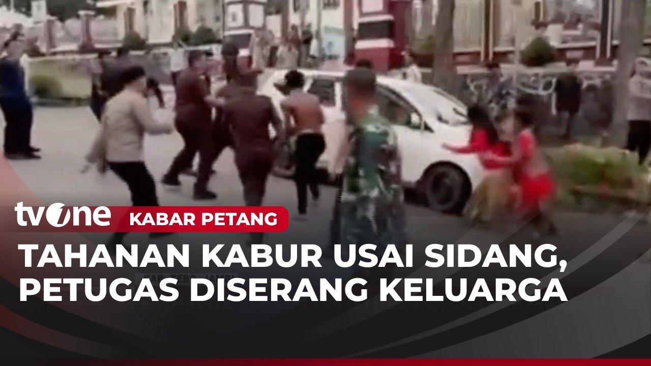 Tahanan Kejaksaan Kabur usai Sidang, Aksi Dibantu Keluarga | Kabar Petang
