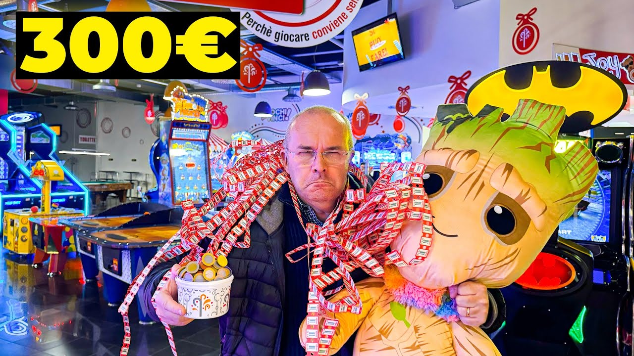 PAPÀ HO SPESO 300 EURO alle MACCHINETTE in SALA GIOCHI e.. *LEGGENDARIO*