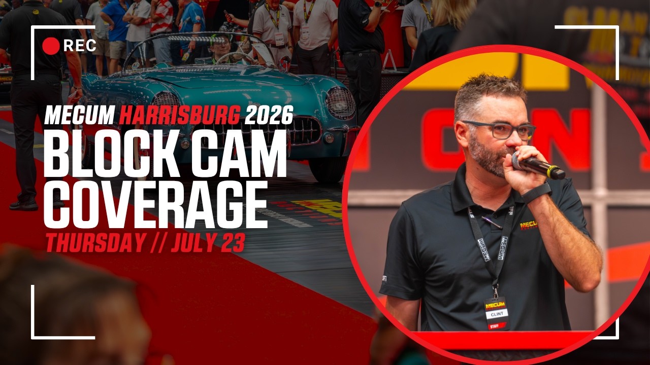 Mecum Harrisburg Live Block Cam // Thursday, July 23rd, 2026