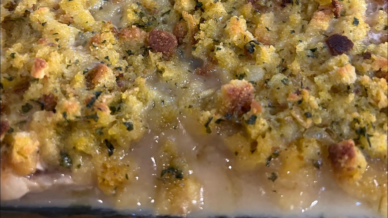 Simple & Delicious Boneless Pork Chops Stuffing Casserole