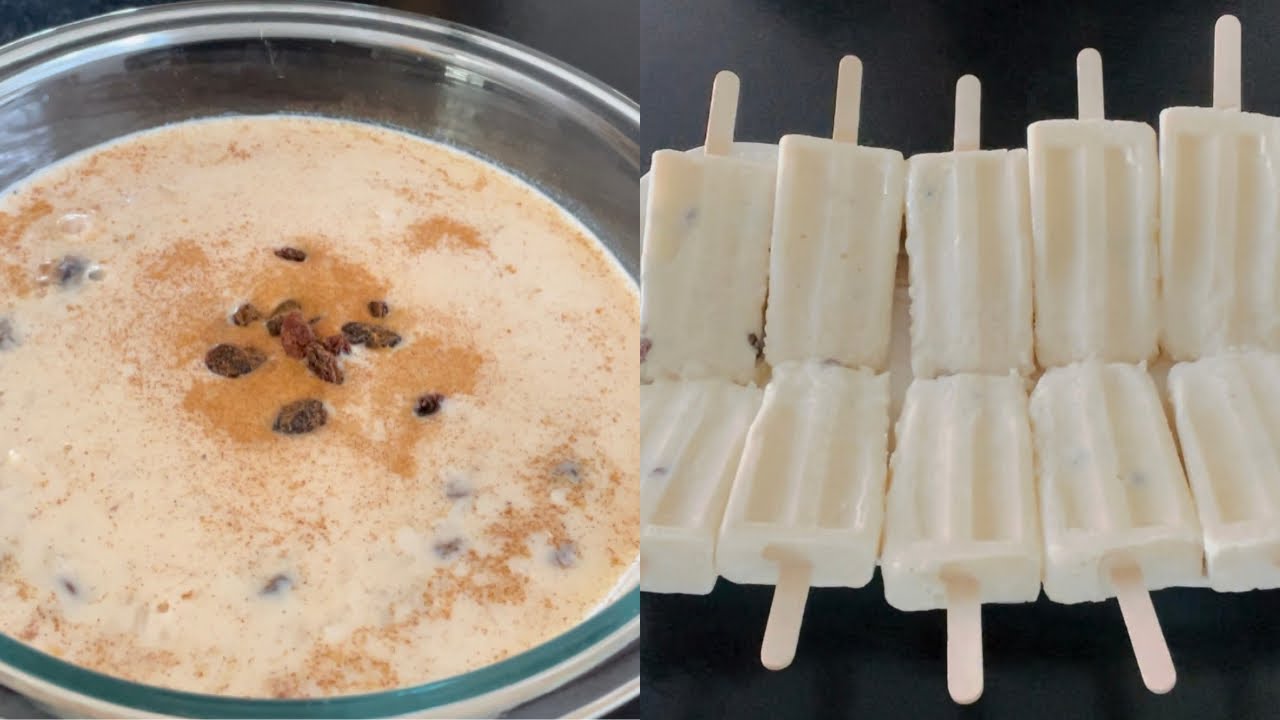 CÓMO HACER PALETAS CASERAS DE ARROZ CON LECHE/ofecomparte
