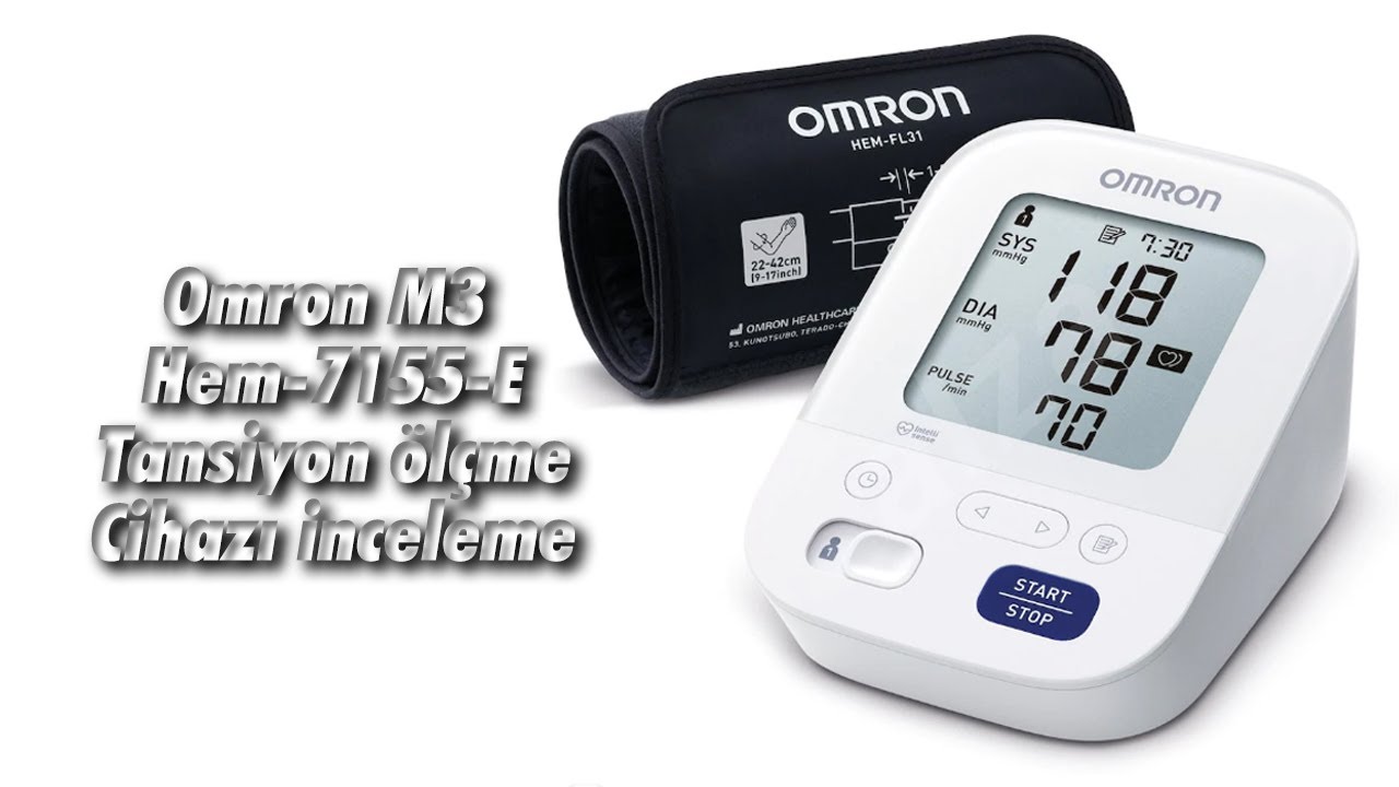 Omron m3 HEM-7155-E tansiyon ölçme aleti incelemesi