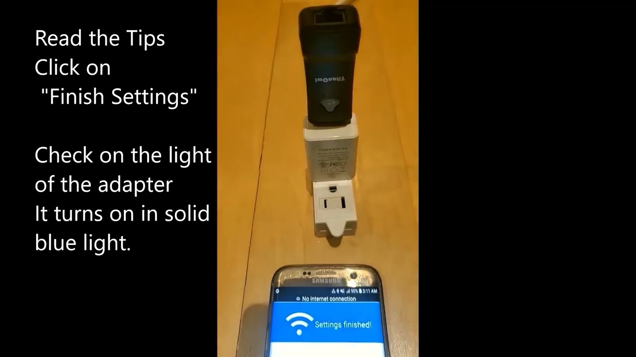 Installing TitanOwl WiFi to LAN adapter manually for smart TV or Printer