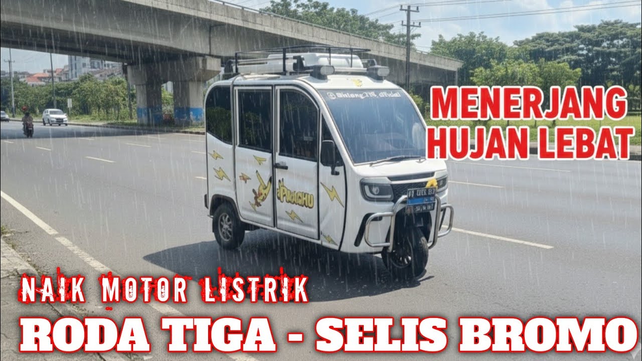 BERSAMA PIKACHU LISTRIK MENEROBOS HUJAN DERAS DI JOGJA