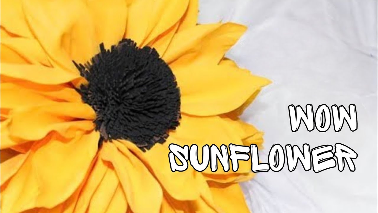 How to Make a Stunning Giant Foam Sunflower