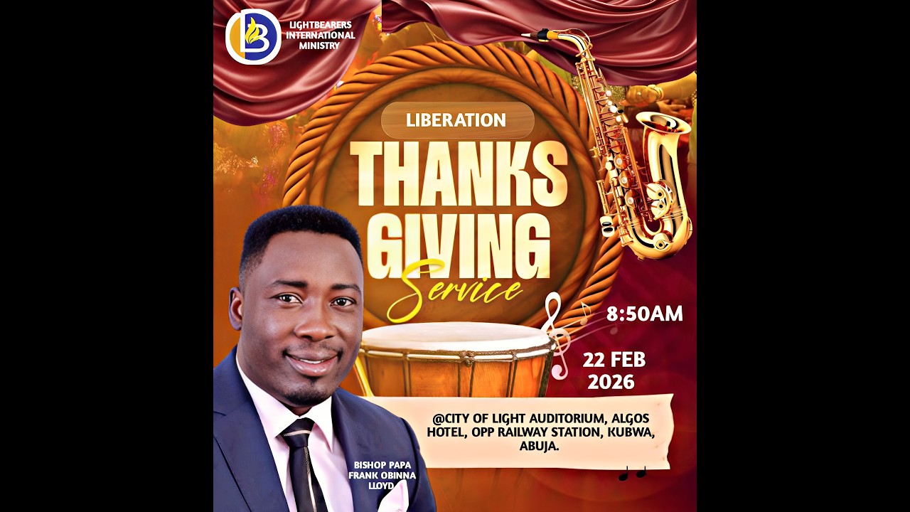 LIBERATION SUNDAY SERVICE 22/02/26