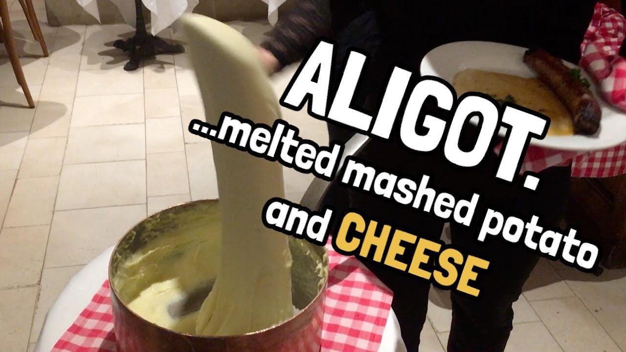 Introducing: Aligot. CHEESY mashed potato!