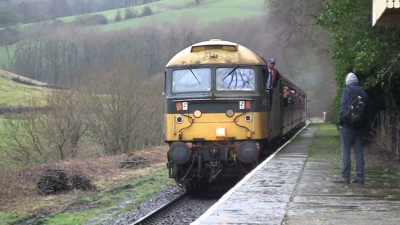 47765 at Irwell Vale at the ELR winter warmer gala 7-2-26.