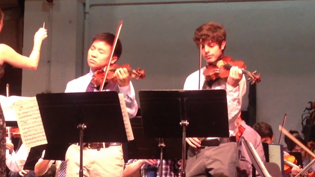 Bach Double Concerto Justin Chiang Philip V Nielsen Collegiate 3-14-2017