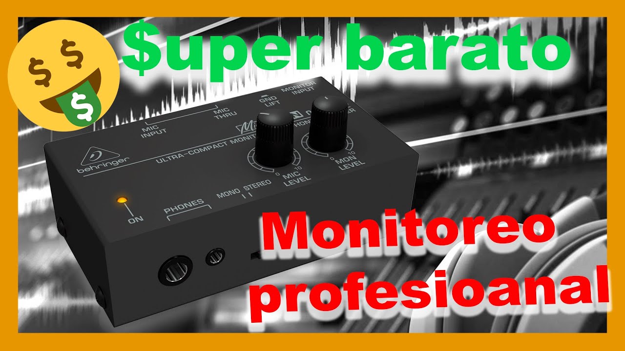 Monitoreo profesional super barato - Behringer MicroMon MA400
