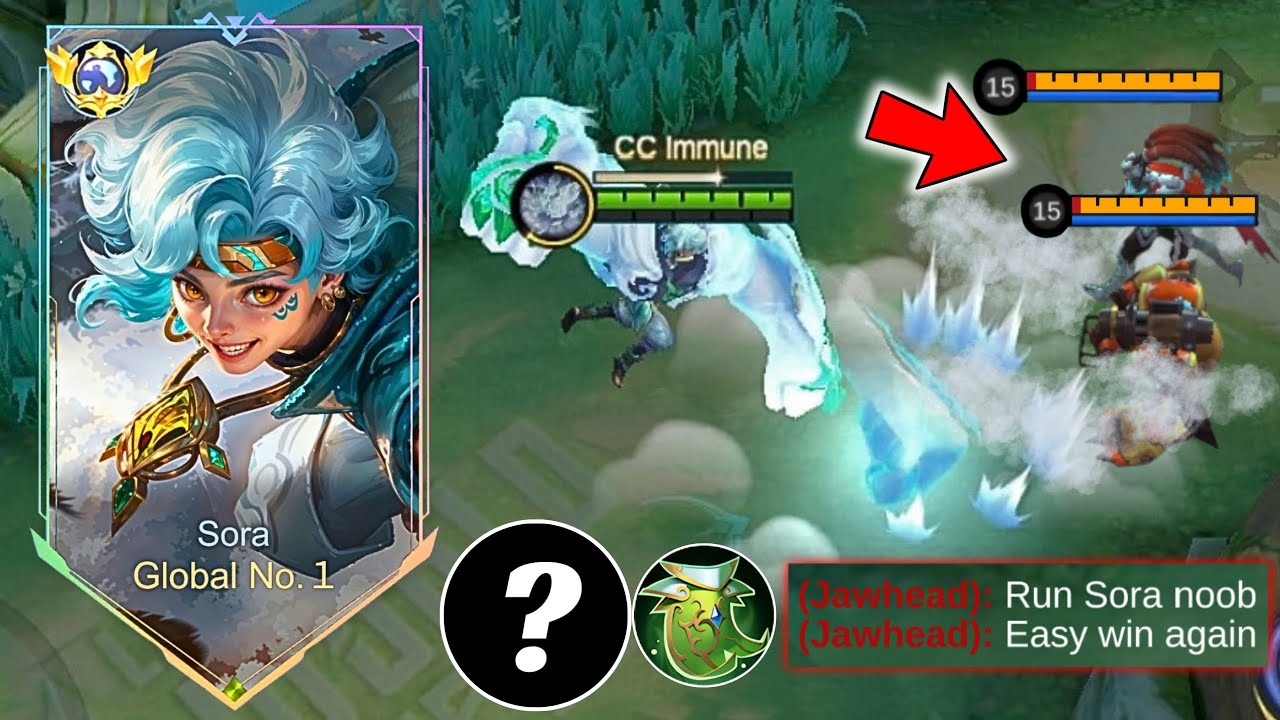 SORA SUSTAINABLE BUILD CARRIES SOLO RANK!! (must watch) - Mobile Legends