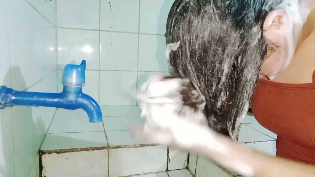 Shampooing and Combing My Hair