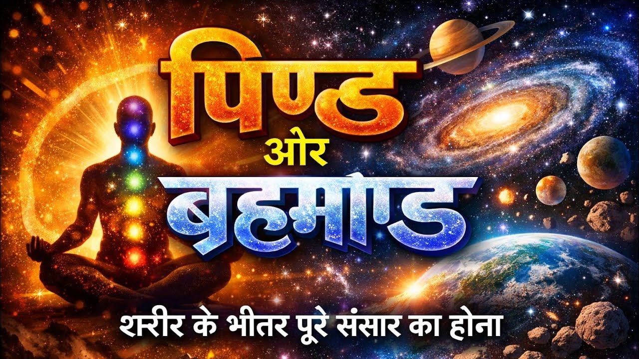 क्या शरीर के भीतर पूरा ब्रह्मांड छिपा है? 🤯 | पिंड और ब्रह्मांड का गूढ़ ज्ञान 