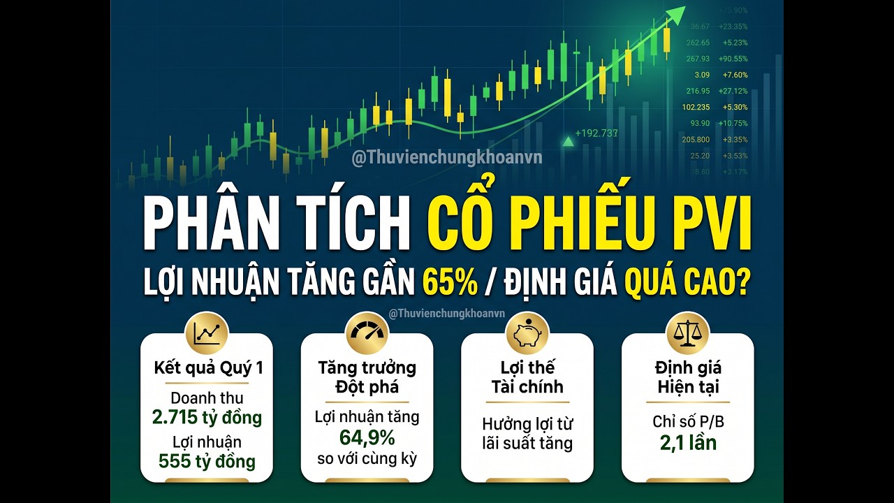 PVI TĂNG TRƯỞNG LỢI NHUẬN GẦN 65%: CƠ HỘI VẪN C&Ograve;N HAY THỊ TRƯỜNG Đ&Atilde; PHẢN &Aacute;NH HẾT KỲ VỌNG?