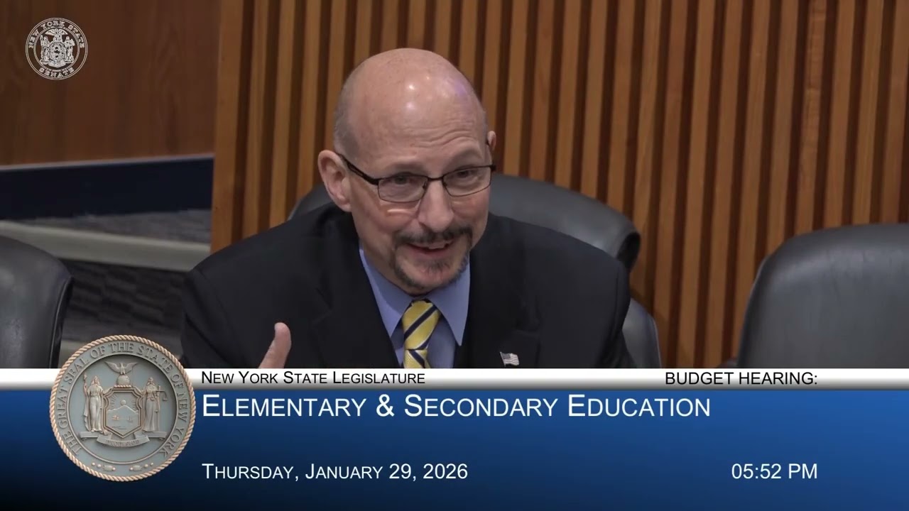 NYS Senator Dean Murray Speaks With Maxwell Prime - Director New York Library Association
