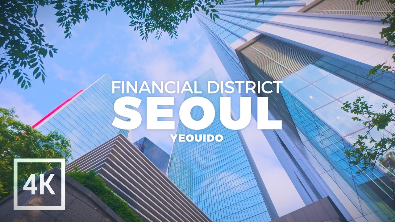 Afternoon Walk in Yeouido, Seoul ☀️ | Cityscape Tour, IFC, Parc1, KRX, LG TwinTower | 4K HDR ASMR