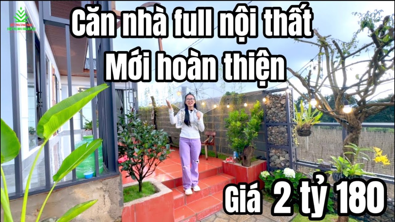 Chỉ với 2 tỷ 180 | Sở hữu ngay căn nhà full nội thất| nhỏ xinh ở tại vùng ven Đà Lạt 