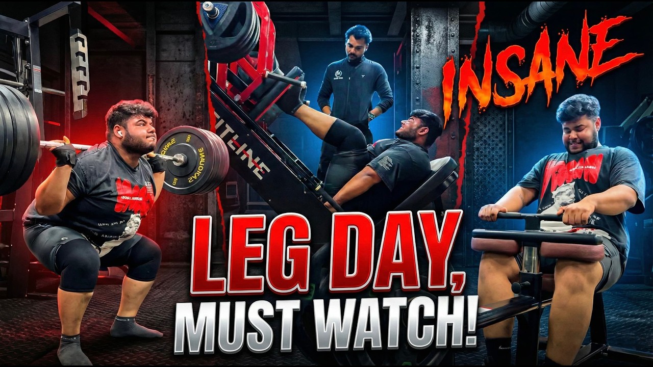 BRUTAL LEG DAY🔥