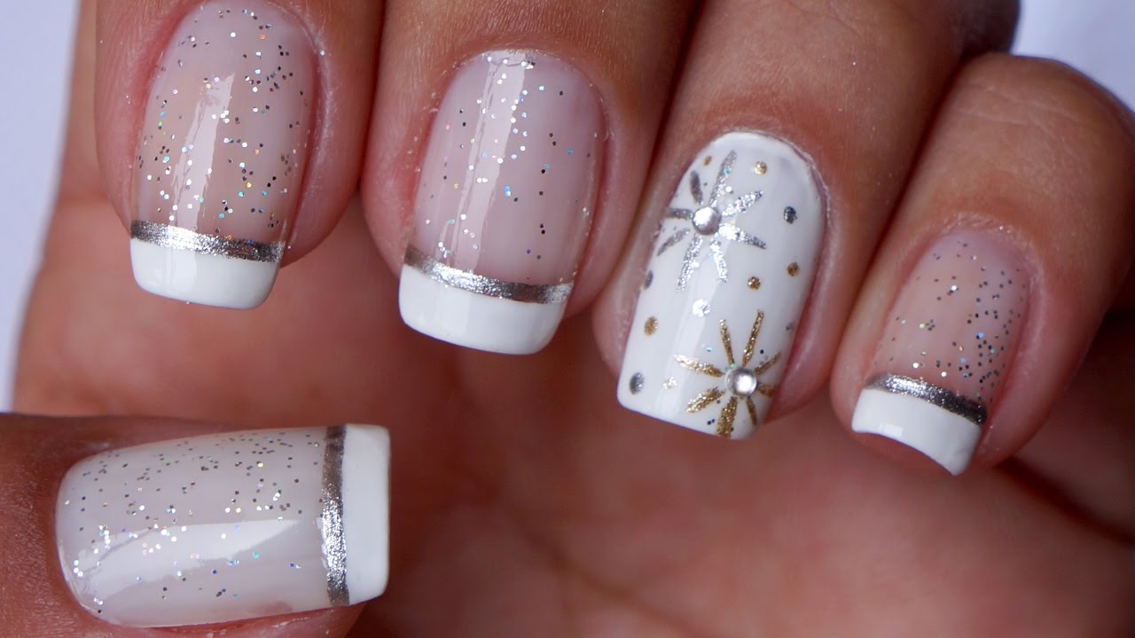 Unhas Decoradas Para o Ano Novo Manual Bela e Simples