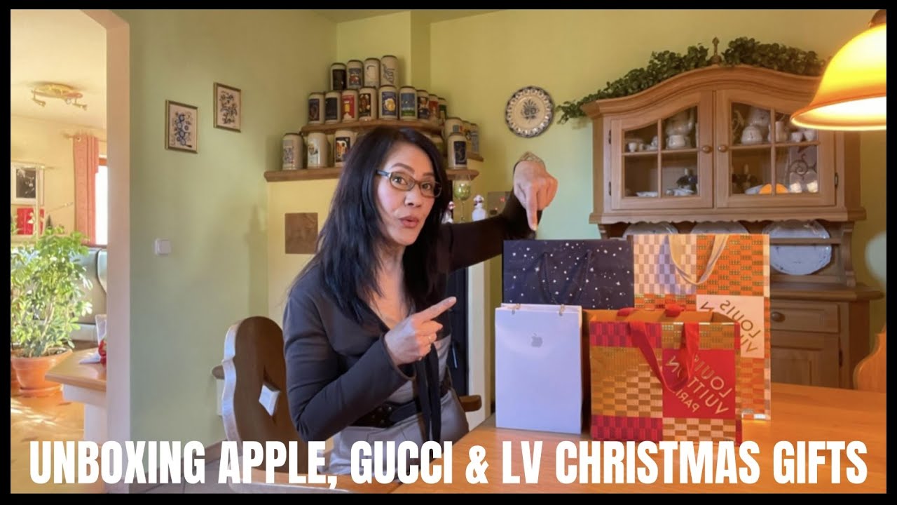 UNBOXING APPLE, GUCCI & LV CHRISTMAS GIFTS 2022 || JEAN LENNERTZ
