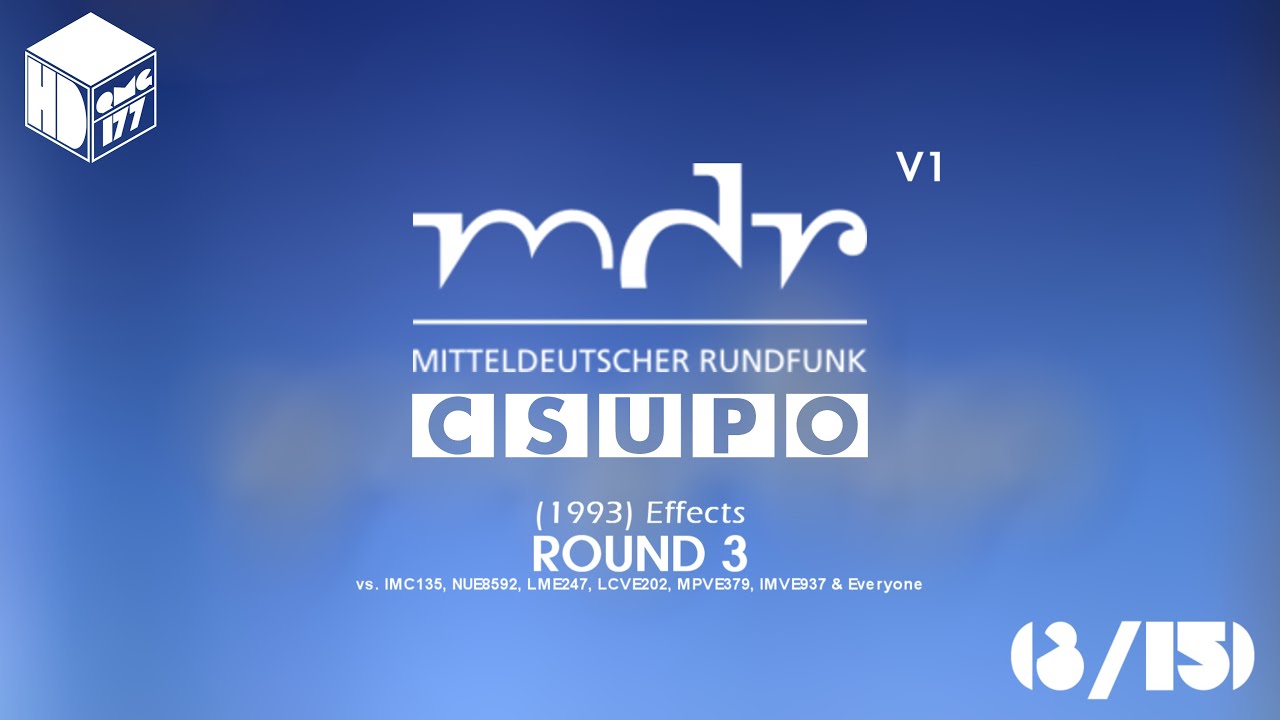 MDR Csupo V1 (1993) Effects R3 vs. IMC135, NUE8592, LME247, LCVE202, MPVE379, IMVE937 & Everyone