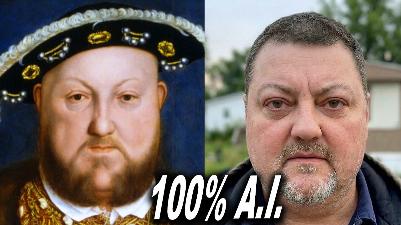 British Historical Figures as Boring Modern People (A.I. Video)