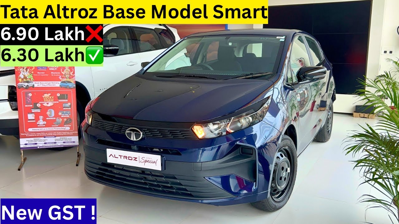 2025✅ Tata Altroz Smart Base Model With New GST | Altroz Smart On Road Price | Altroz Review..