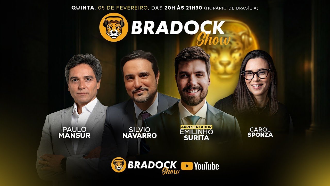 Bradock Show 05/02/26 - Emilinho Surita, Silvio Navarro, Carol Sponza e Dep. Paulo Mansur