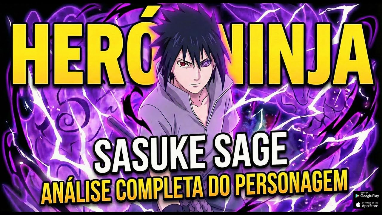 Sasuke Susano é META? 🔥 Análise COMPLETA no Herói Ninja #HeroiNinja #Sasuke #Susano #Uchiha