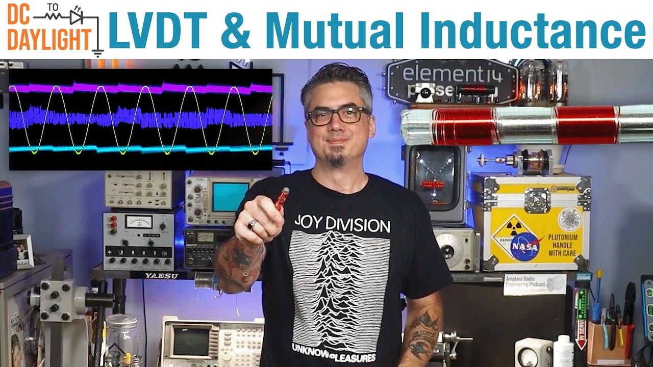 How to Build a Linear Variable Differential Transformer Motion Sensor and Detector - DC To Daylight