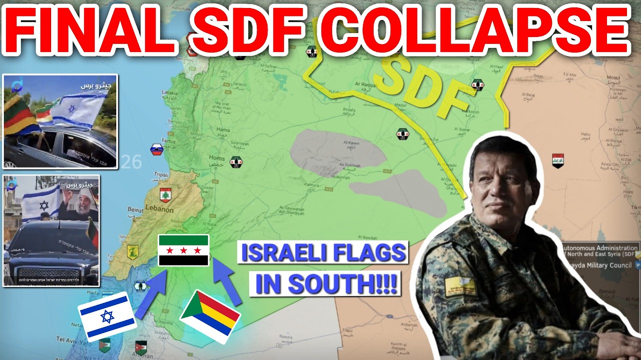 BREAKING: SDF Disbanded in Damascus, Suwayda Flies Israeli Flags! [26 August 2026]