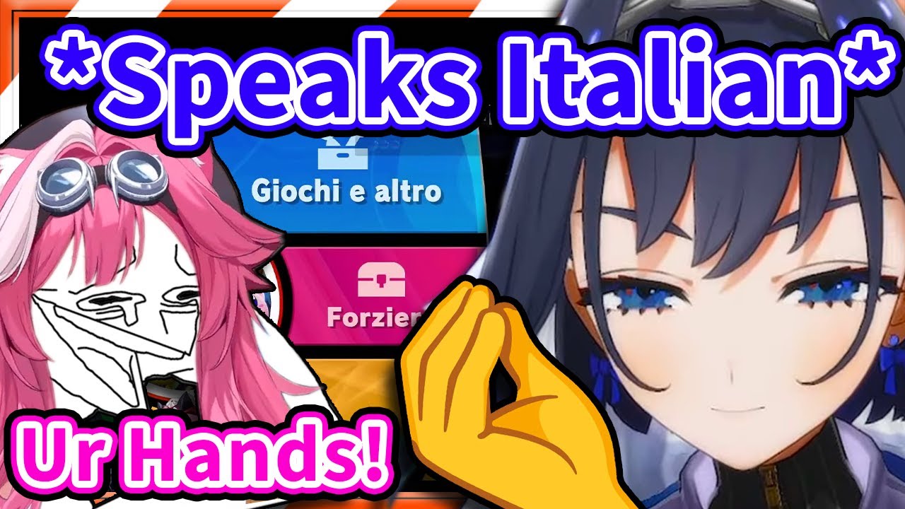 Kronii LOSES IT After Seeing Raora's Italian Super Smash Bros 【HololiveEN】