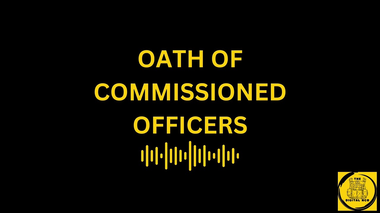 U.S. Army - Oath of Commissioned Officers