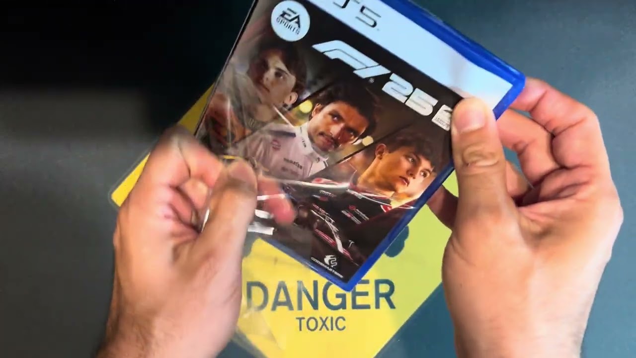 Unboxing F1 25 de PlayStation 5