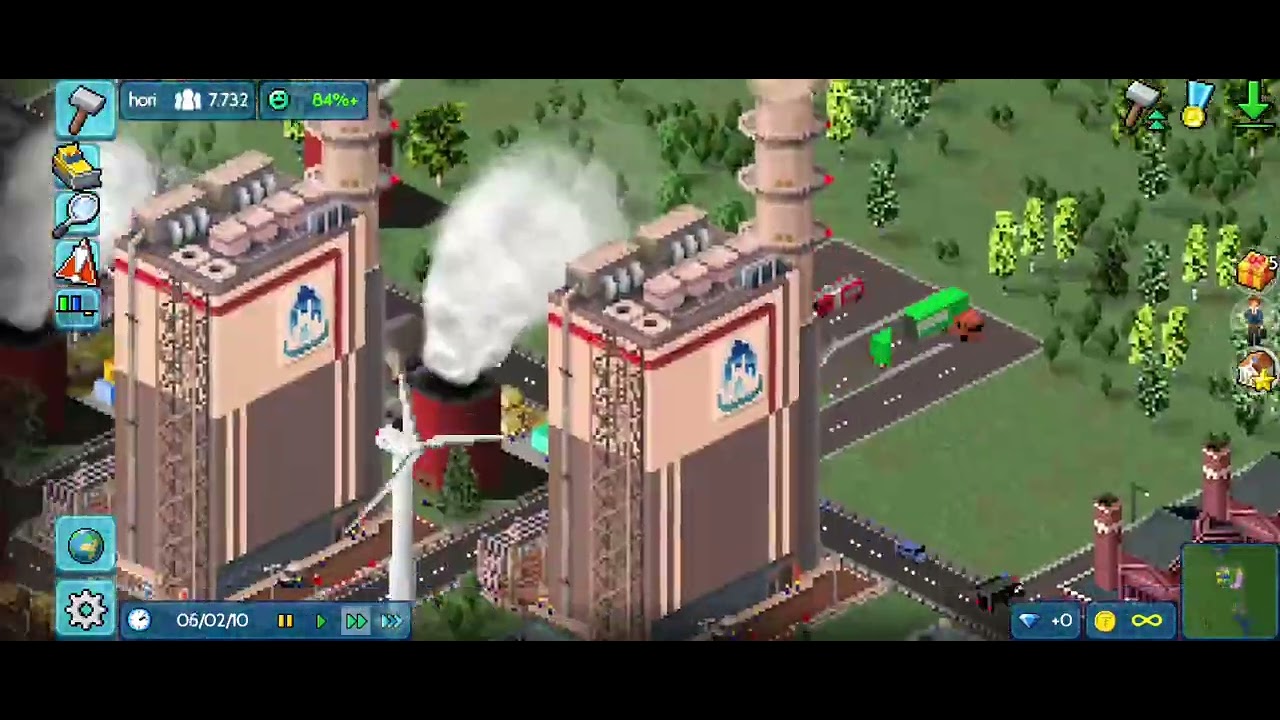 aku bermain Theo Town 