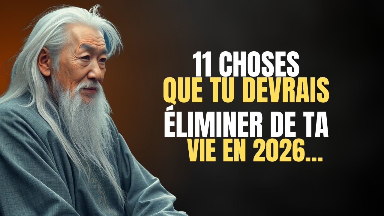 11 Choses que TU Dois ÉLIMINER de Ta VIE en 2026 Stoïcisme