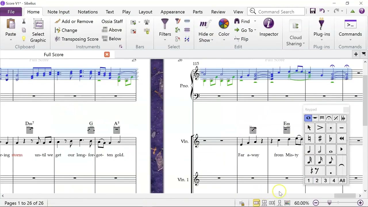Using Photoscore to import pdfs into Sibelius