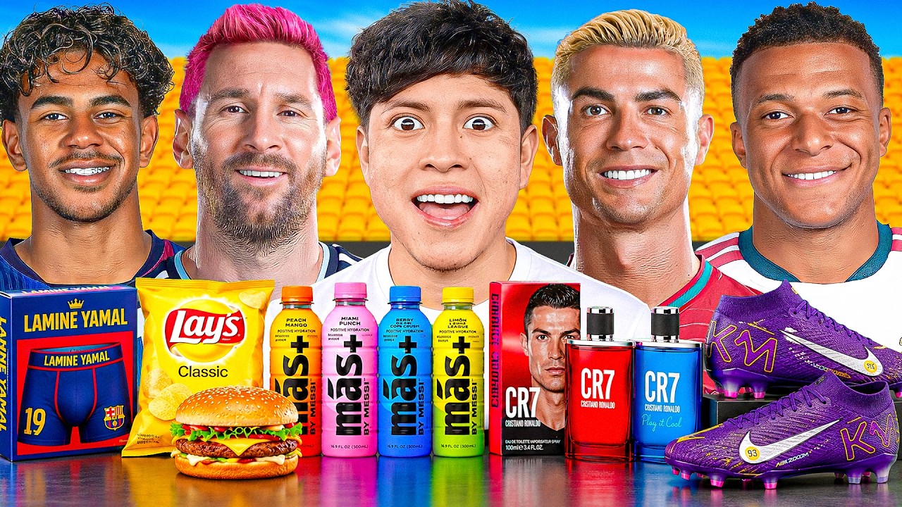 &iexcl;Consegu&iacute; Productos de Futbolistas y los PROB&Eacute;! 😱 (Messi, Cristiano, Neymar, Mbapp&eacute;)
