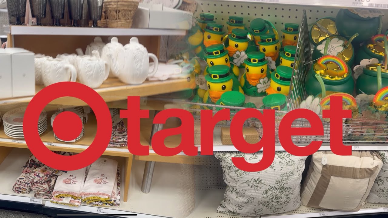 Tendencias de decoración en target. Un poco de pascua y san Patricio.