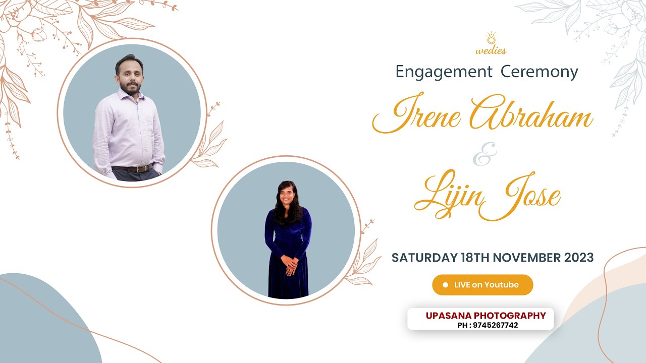 Engagement  Ceremony || Irene Abraham & Lijin Jose