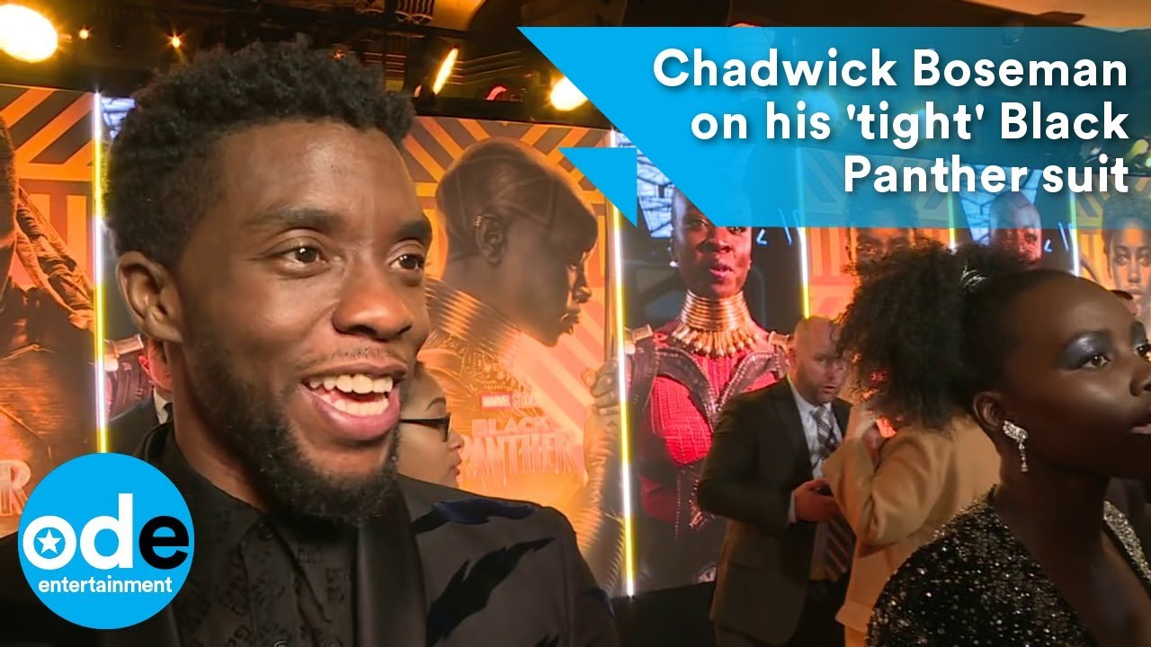 Chadwick Boseman on his 'tight' Black Panther suit