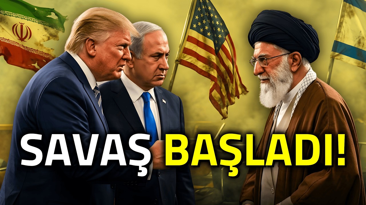 ABD-İSRAİL-İRAN SAVAŞI ÇIKTI! HARİTALI SON DURUM!