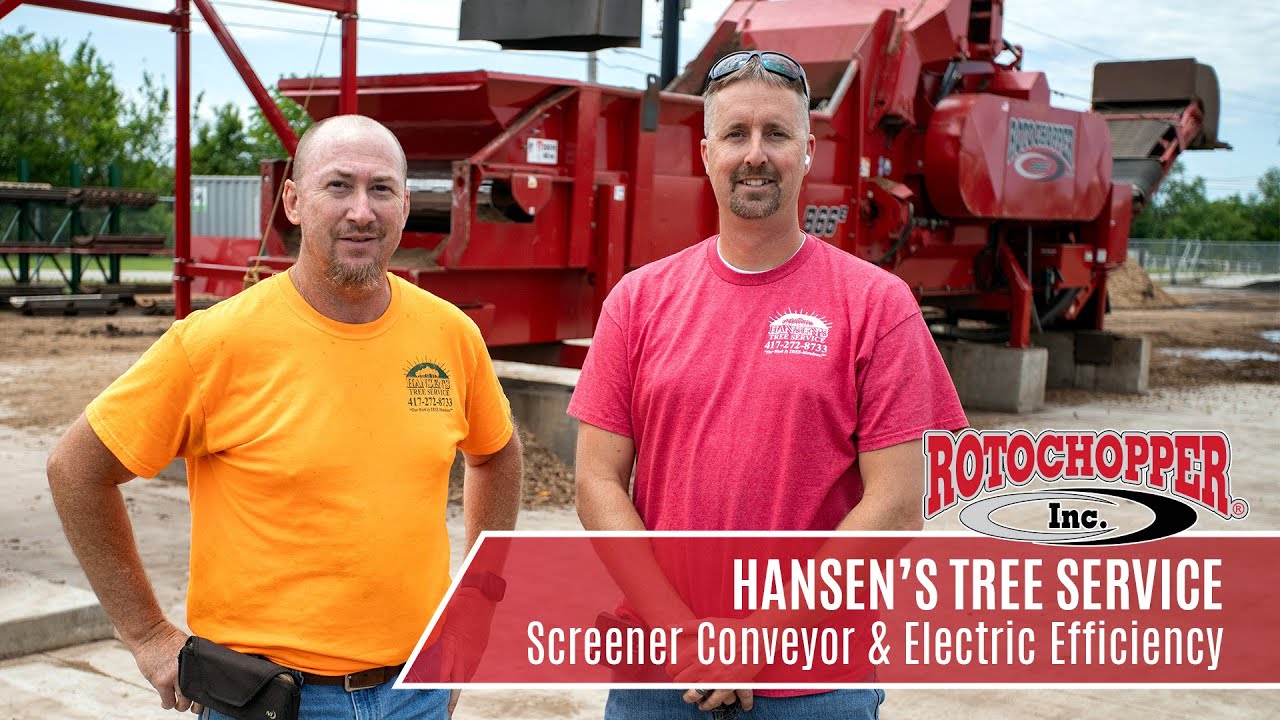 Hansen's Tree Service - Screener Conveyor & Electric Efficiency