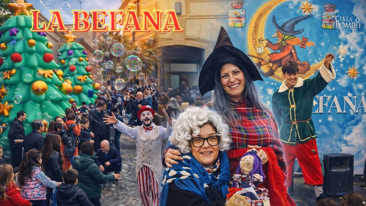 Festa della Befana in Italy 🇮🇹 | ইতালির 🇮🇹 বেফানা উৎসব – পম্পেইয়ের রঙিন উৎসব