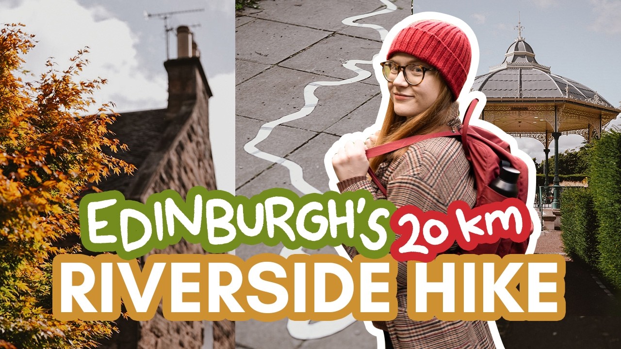 Edinburgh's hidden trek: WATER OF LEITH WALKWAY! 20 km walk from Balerno to the Shore