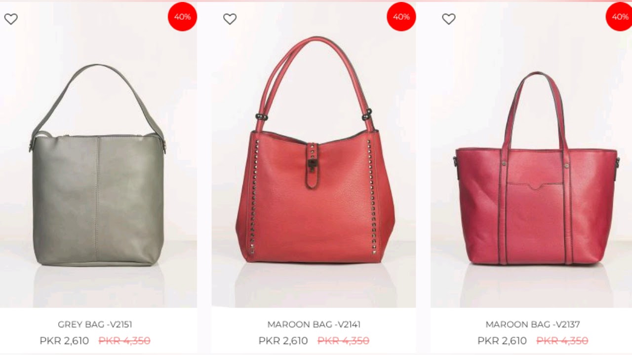 IDEAS BY GUL AHMAD  SALE UPTO 70% OFF BAGS NOVEMBER 2019.