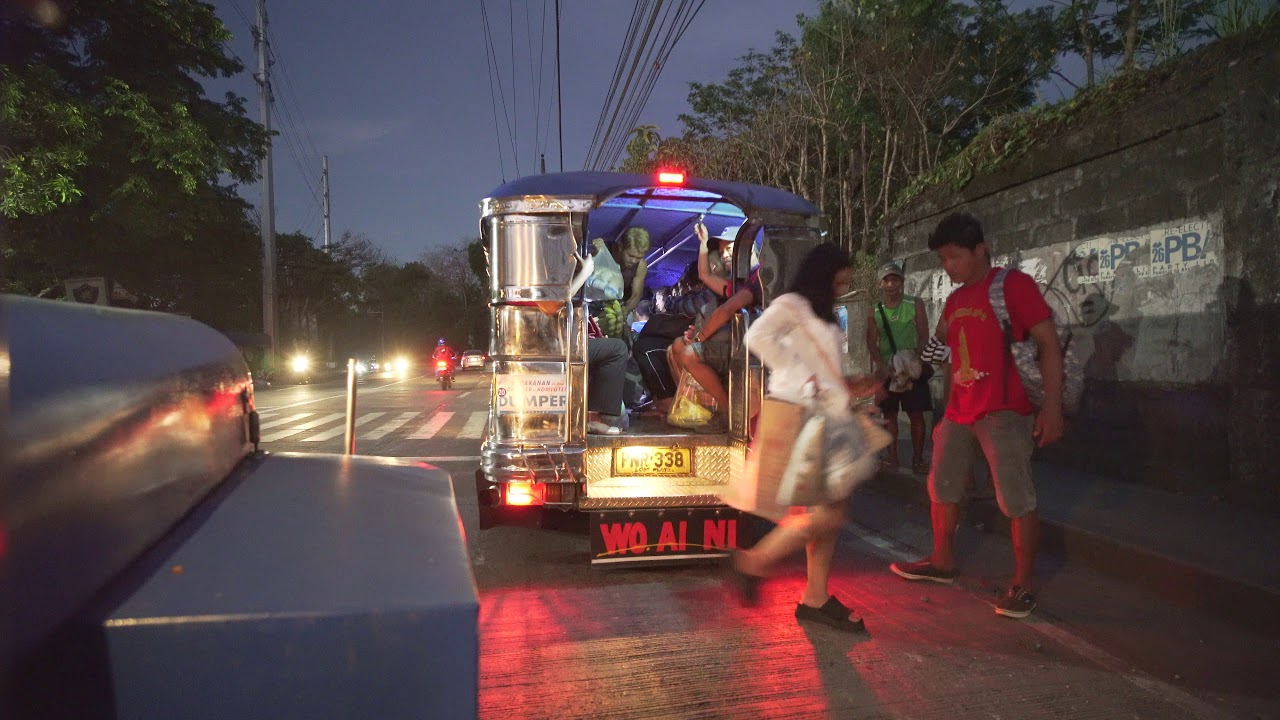 Philippines, jeep night ride from SM Fairview to SM San Jose Del Monte